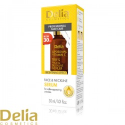 DELIA 100% - Izbeljujući serum za lice i vrat sa lipozomalnim vitaminom C 30ml